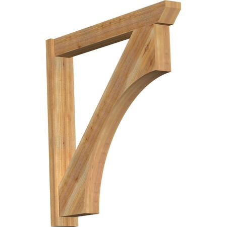 Ekena Millwork Westlake Slat Rough Sawn Outlooker, Western Red Cedar, 6"W x 42"D x 42"H OUT06X42X42WTL06RWR